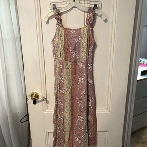NWT American Eagle floral patchwork dress
